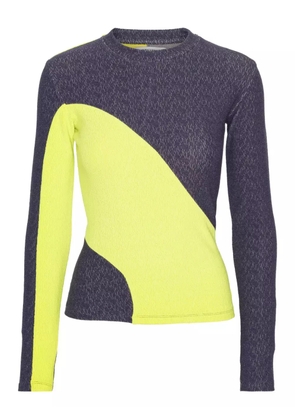 Henrik Vibskov colour-block long-sleeve T-shirt - Yellow