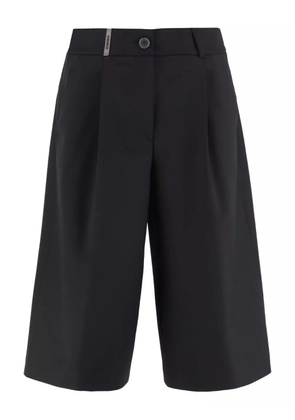 Peserico pleated bermuda shorts - Black