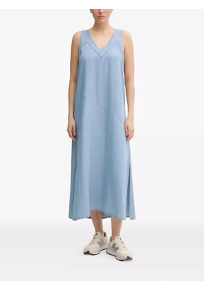 DKNY V-neck sleeveless midi dress - Blue
