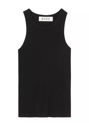 Róhe ribbed racer-back top - 001 BLACK