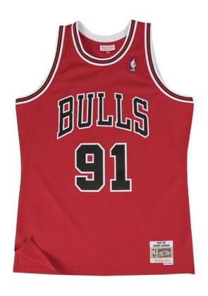 Mitchell & Ness x Bulls logo-print vest - Red
