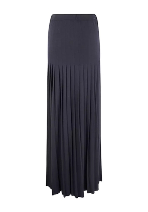 Gentry Portofino pleated midi skirt - Black