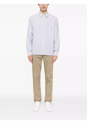 Lacoste logo-patch shirt - White