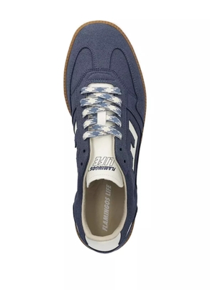Flamingos logo-detail suede sneakers - Blue
