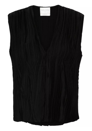 Forte Forte sleeveless pleated blouse - Black