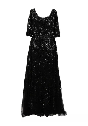 Saiid Kobeisy sequin-embroidered dress - Black