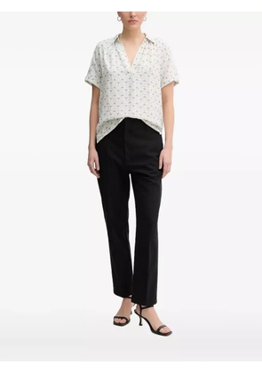 Joop! floral-print short-sleeve blouse - White