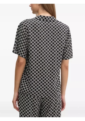 Karl Lagerfeld geometric-print shirt - Black