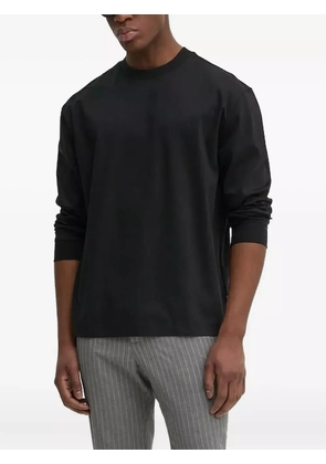 BOSS long-sleeve crew-neck T-shirt - Black