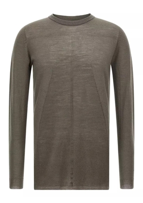 Rick Owens ribbed crew-neck sweater - Grey
