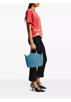 Karl Lagerfeld small K/Circle logo tote bag - Blue
