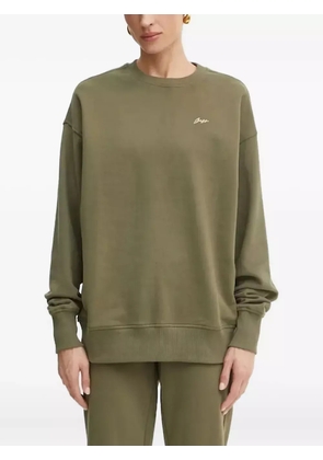 BOSS crew-neck sweatshirt - Green