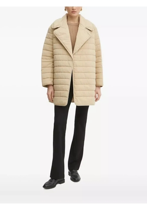 BOSS quilted belted jacket - Neutrals