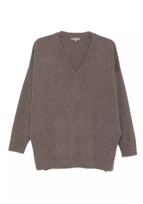N.Peal Longline sweater - Brown