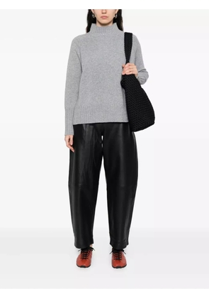 BeYou high-neck long-sleeve sweater - Grey