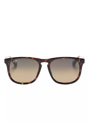 Maui Jim tortoiseshell square sunglasses - Brown