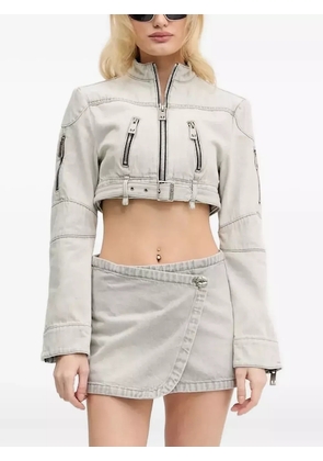 Miss Sixty zip-fastening cotton jacket - Grey