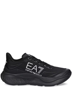 Ea7 Emporio Armani logo-detail sneakers - Black