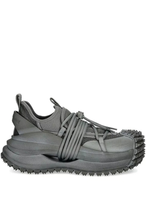 Emporio Armani lace-up sneakers - Grey