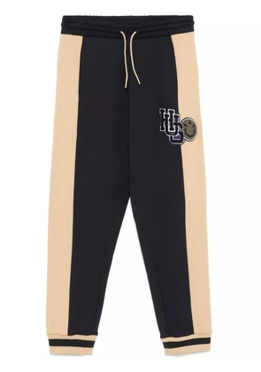 BOSS varsity-logo cotton track pants - Blue