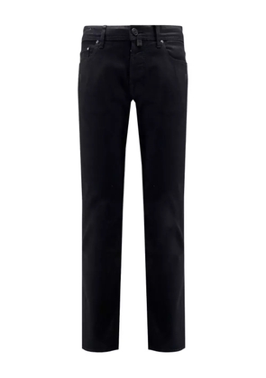 Jacob Cohën button-fly trousers - Black