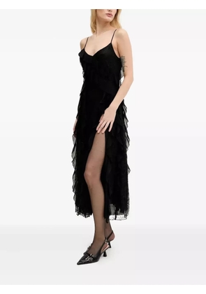 Miss Sixty ruffled midi dress - Black