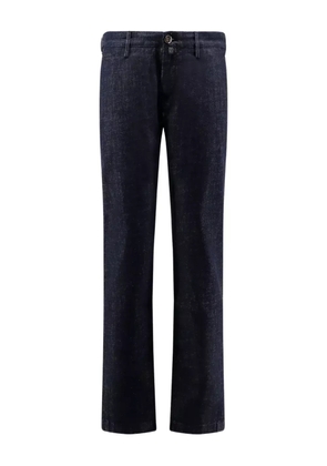 Jacob Cohën textured straight-leg jeans - Blue