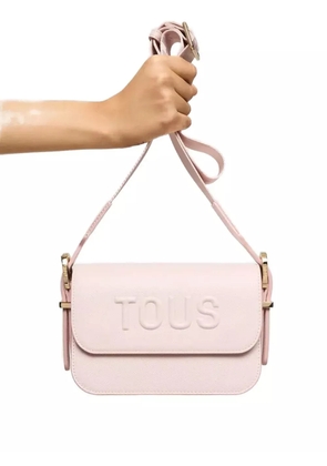 TOUS embossed-logo cross body bag - Pink