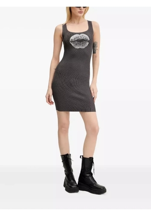 Miss Sixty ribbed mini dress - Grey