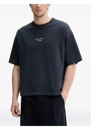 Barena logo-embroidered T-shirt - Blue