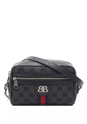 Balenciaga Pre-Owned x Gucci 2010s The Hacker Project Web line camera bag - Black
