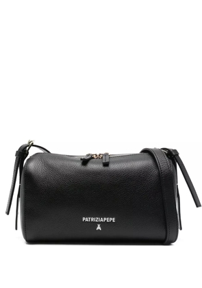 Patrizia Pepe Never Complete leather shoulder bag - Black