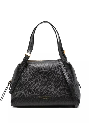 GIANNI CHIARINI Dea pebble-textured tote bag - Black