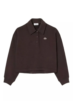 Lacoste polo-neck sweatshirt - Brown