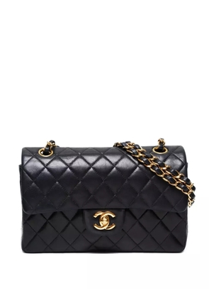 CHANEL Pre-Owned 2000-2002 small Double Flap shoulder bag - Black