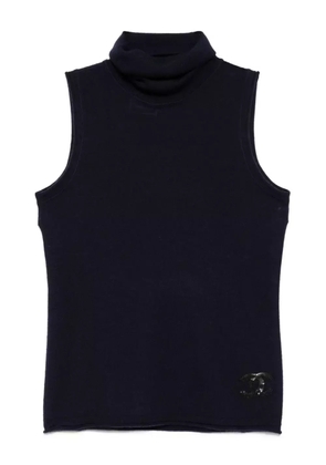 CHANEL Pre-Owned 2009 sport line sleeveless top - Blue