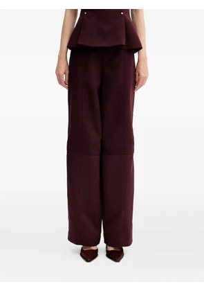 Stine Goya seam-details trousers - Red
