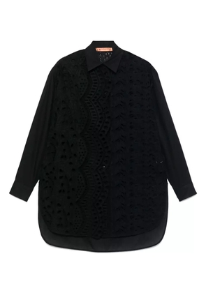 Ermanno Scervino broderie anglaise shirt - Black