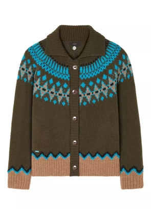 Alanui Sweet Winter cardigan - Green