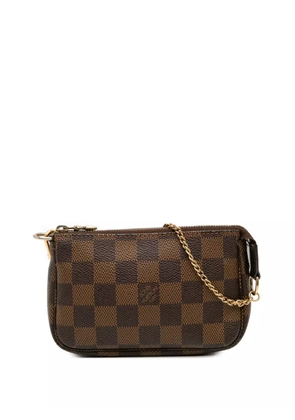 Louis Vuitton Pre-Owned 2007 Damier Ebene Mini Pochette Accessoires handbag - Brown
