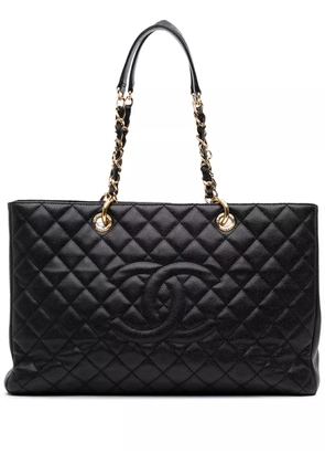 CHANEL Pre-Owned 2012 Caviar Grand Shopping XL tote bag - Black
