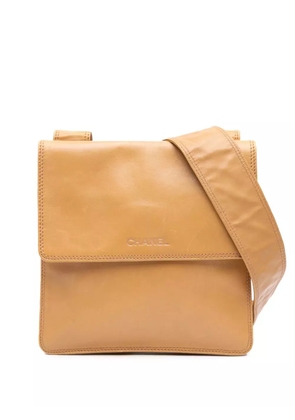 CHANEL Pre-Owned 1997-1999 Lambskin Leather crossbody bag - Brown
