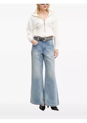 Miss Sixty cinched-waist hoodie - White