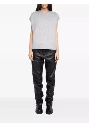 Zadig&Voltaire embellished sleeveless sweater - Grey