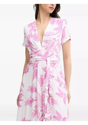 Melissa Odabash floral-print maxi dress - White