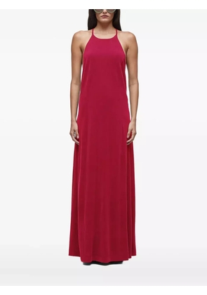 Osklen halterneck maxi dress - Red