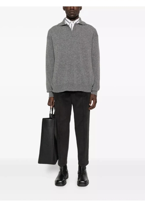 Roberto Collina v-neck sweater - Grey