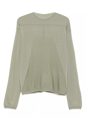 Rick Owens panelled wool sweater - Green