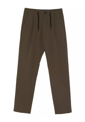 Herno pleated drawstring trousers - Green