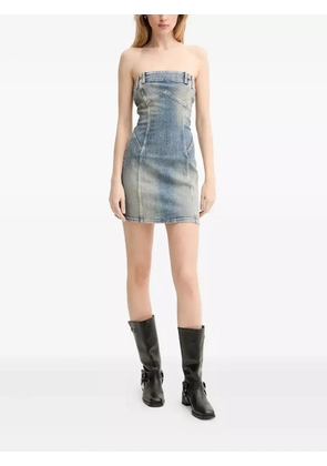 Miss Sixty strapless denim dress - Blue